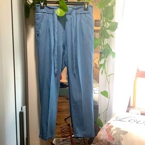 Soft cotton baggy jeans